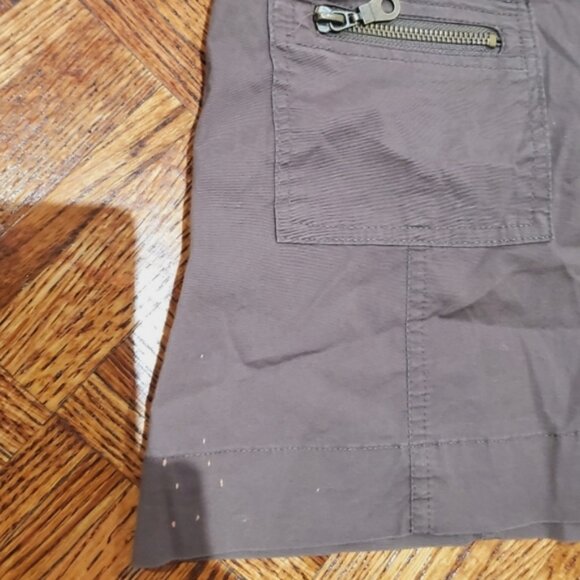 Cargo "Aviator" Style Khaki Utility Zip Dress - Picture 14 of 16